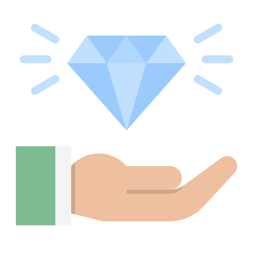diamant Generic Flat Icône
