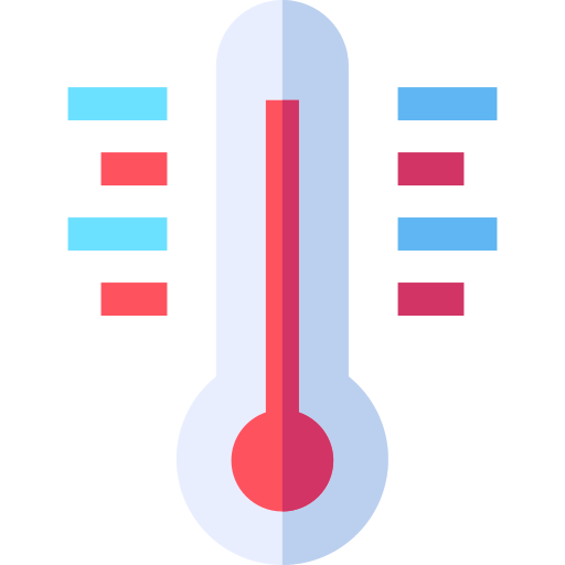 termômetro Basic Straight Flat Ícone
