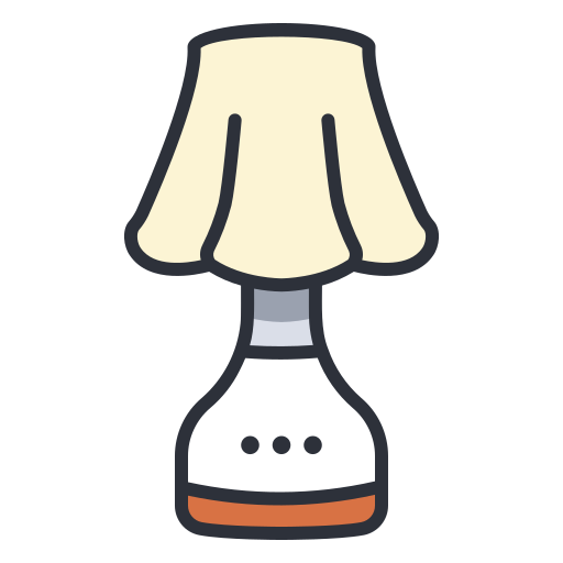 lampe de bureau Generic Outline Color Icône
