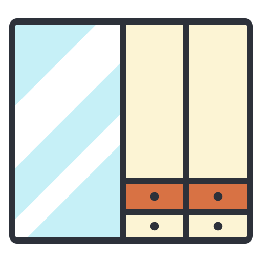 ワードローブ Generic Outline Color icon