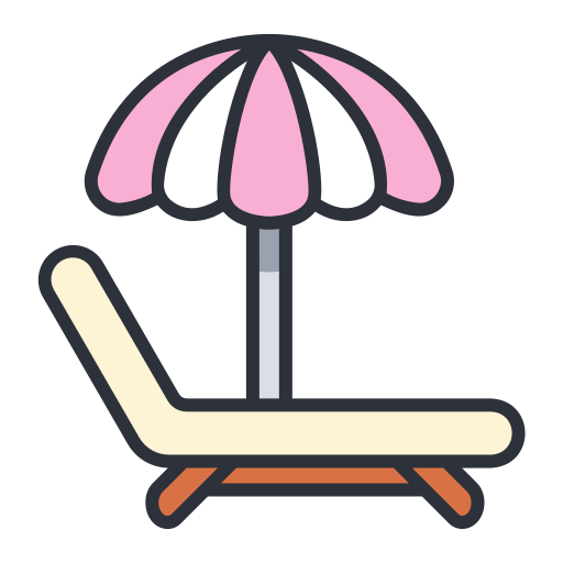 leżak Generic Outline Color ikona