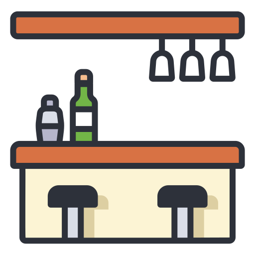 Bar counter Generic Outline Color icon