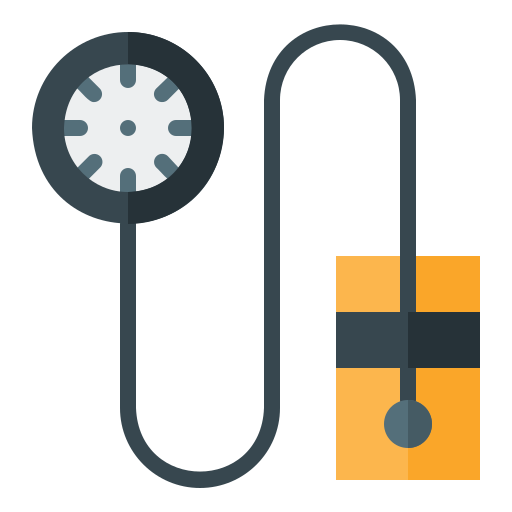 medidor de presión arterial Generic Flat icono