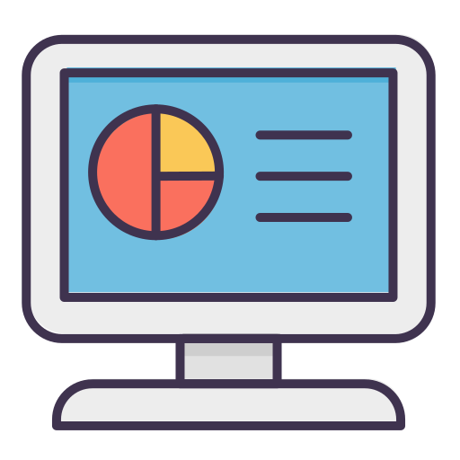Statistics report Generic Outline Color icon