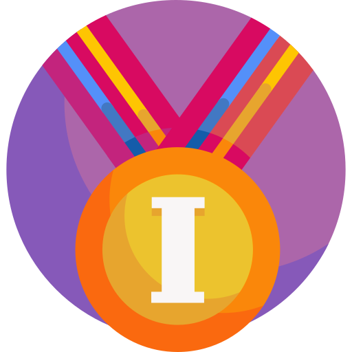 medal Detailed Flat Circular Flat ikona