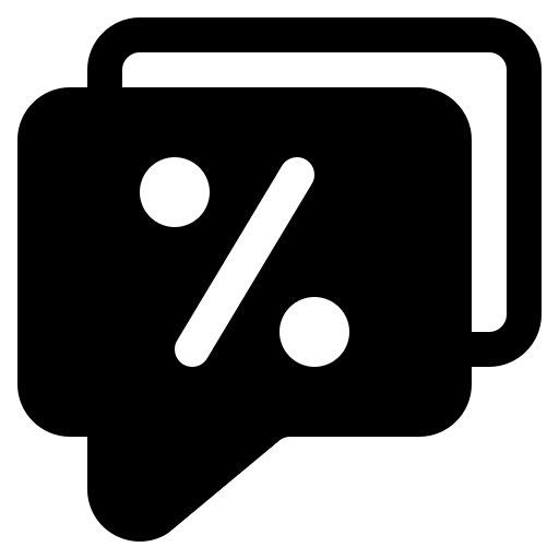 czaty Generic Glyph ikona