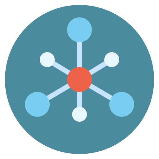 Molecule Toempong Flat icon
