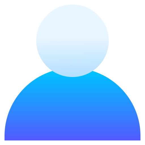 Profile Generic Flat Gradient icon