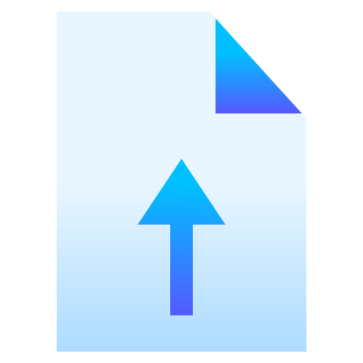 アップロード Generic Flat Gradient icon