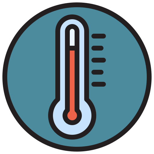 termómetro Toempong Lineal color icono