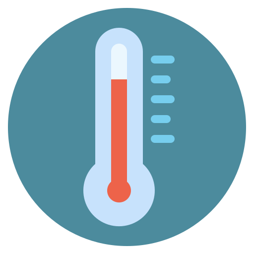 Thermometer Toempong Flat icon