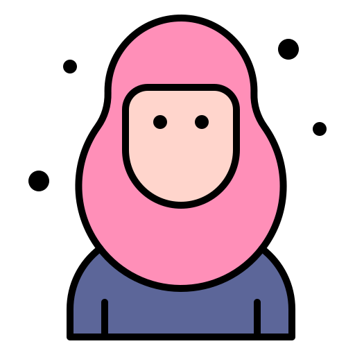 Muslim Generic Outline Color icon