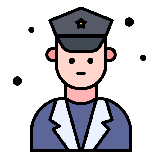 policjant Generic Outline Color ikona