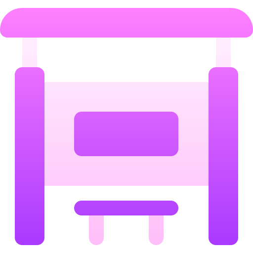 bushaltestelle Basic Gradient Gradient icon