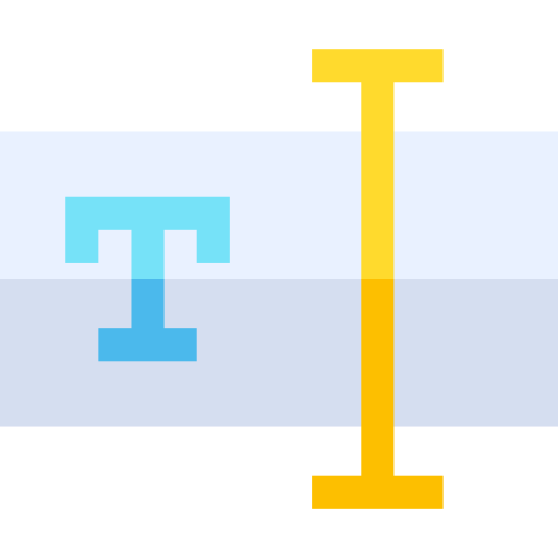 caja de texto Basic Straight Flat icono