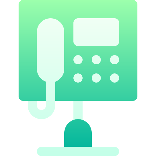 telefono pubblico Basic Gradient Gradient icona