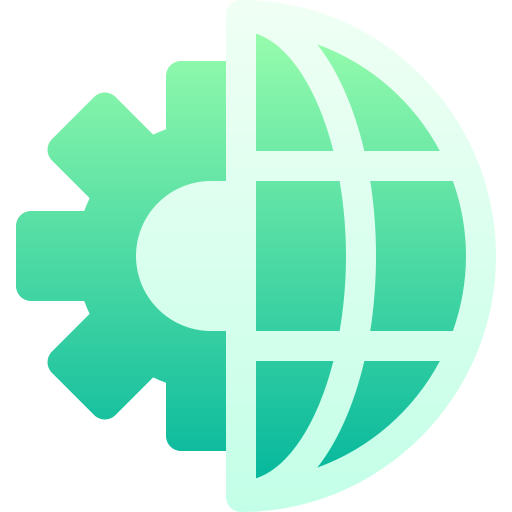 global Basic Gradient Gradient icono
