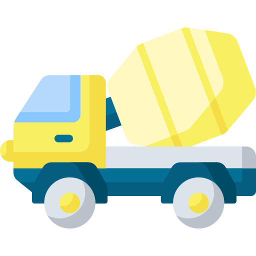 mixer vrachtwagen Special Flat icoon