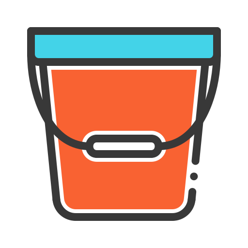 Water bucket Generic Fill & Lineal icon
