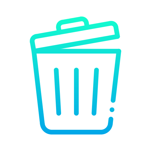 Trash Generic Gradient icon