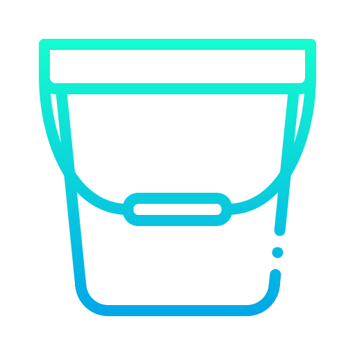 Water bucket Generic Gradient icon