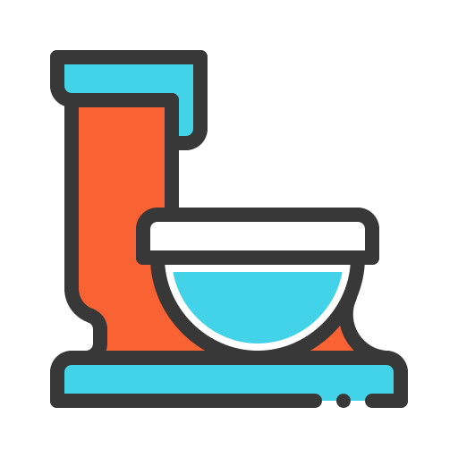Toilet Generic Fill & Lineal icon