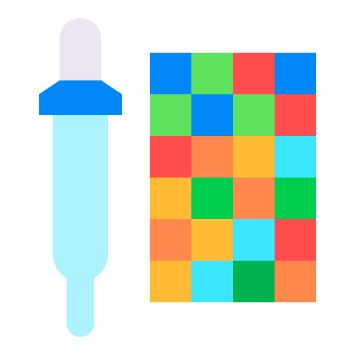 narzędzie do wybierania kolorów Generic Flat ikona