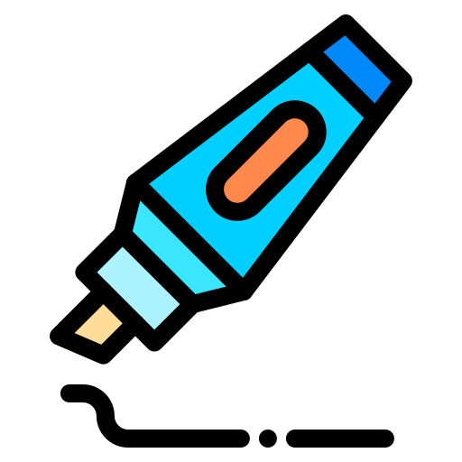 ハイライター Generic Outline Color icon