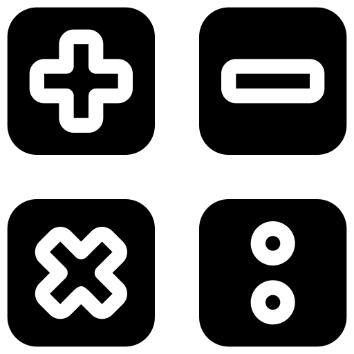 Математика Generic Glyph иконка