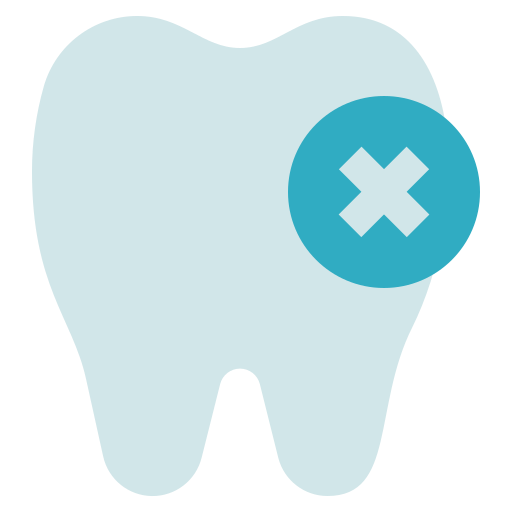dientes malos Generic Blue icono