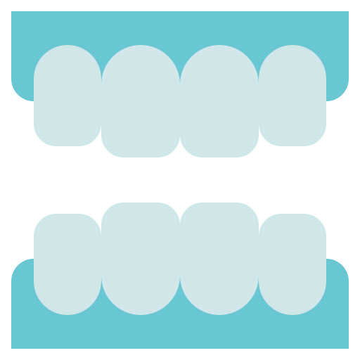 dientes falsos Generic Blue icono