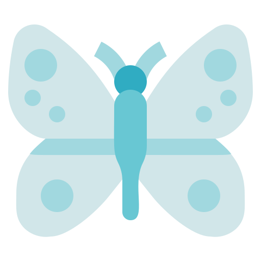 Butterfly Generic Blue icon