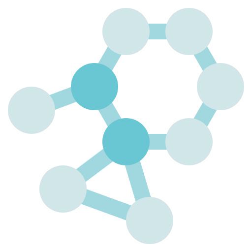 분자 Generic Blue icon