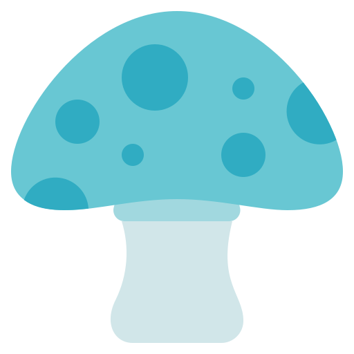 champignon Generic Blue Icône