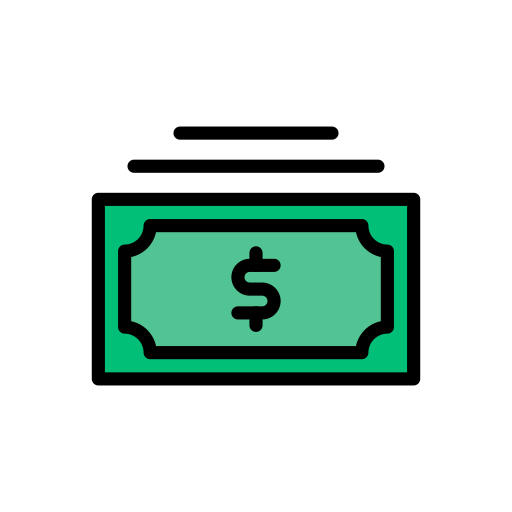 geld Vector Stall Lineal Color icon