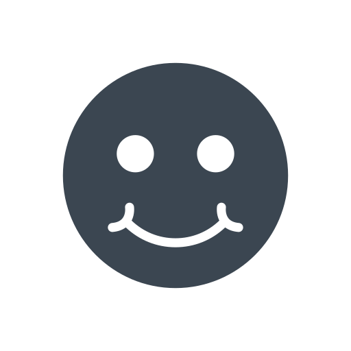 glimlach Generic Blue icoon