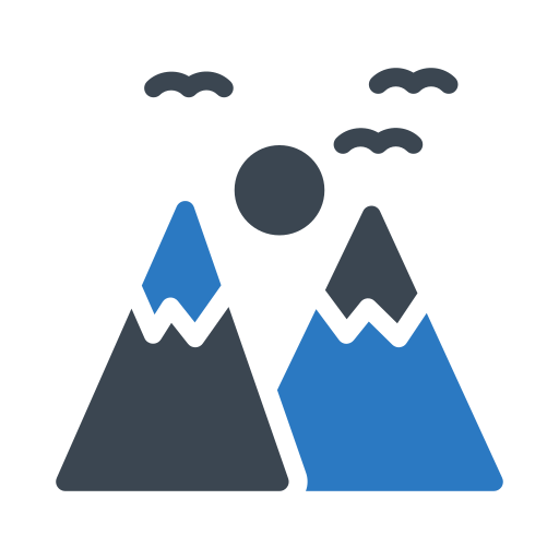 montagne Generic Blue Icône