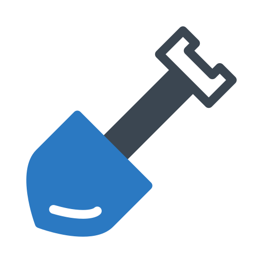 schaufel Generic Blue icon