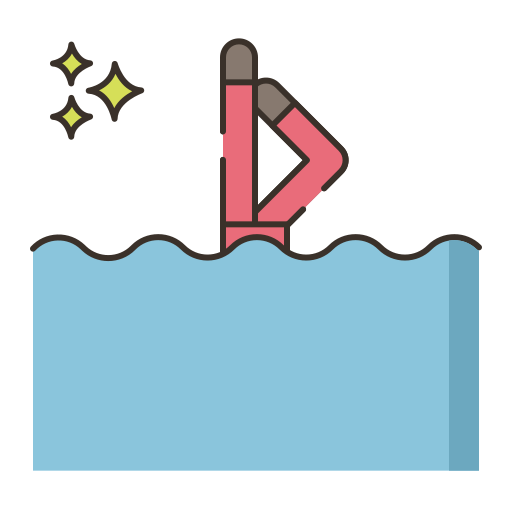 pływanie synchroniczne Flaticons Lineal Color ikona