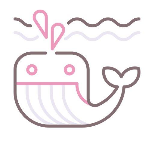 walvis Flaticons Lineal Color icoon