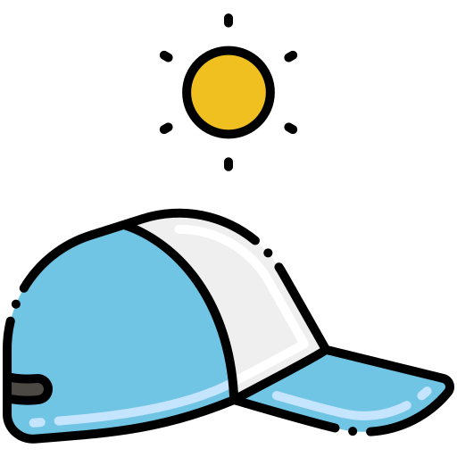 czapka baseballowa Flaticons Lineal Color ikona