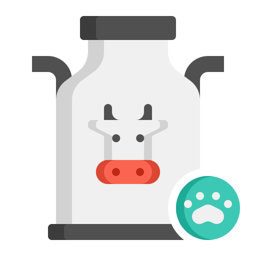 mleko Flaticons Flat ikona