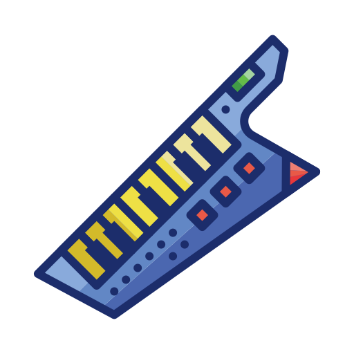 synthesizer Flaticons Lineal Color icoon