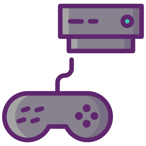Игровая консоль Flaticons Lineal Color иконка