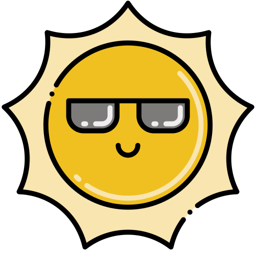 太陽 Flaticons Lineal Color icon
