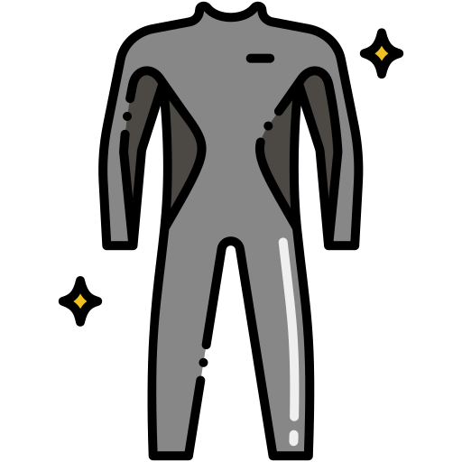 wetsuit Flaticons Lineal Color icoon