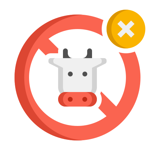 sin carne Flaticons Flat icono