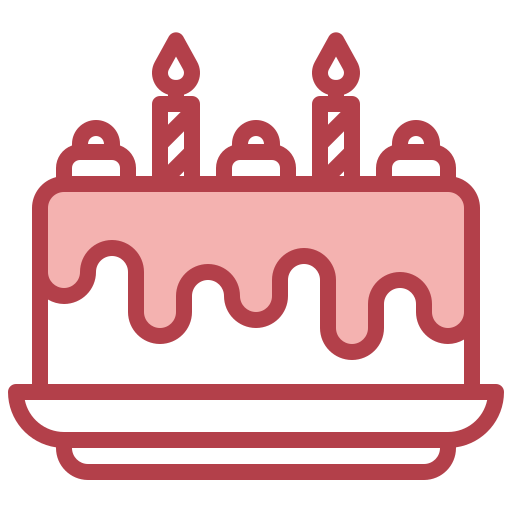 Торт на день рождения Surang Red иконка