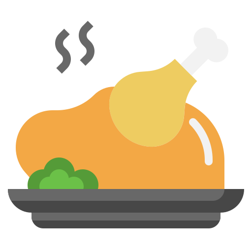 pollo asado Surang Flat icono