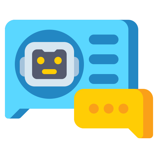 chatbot Flaticons Flat Ícone